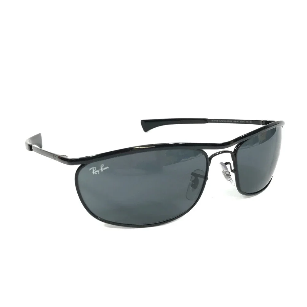 Ray-Ban Sunglasses RB3119-M OLYMPIAN I DELUXE 002/R5 Black Frames w/ Gray Lenses
